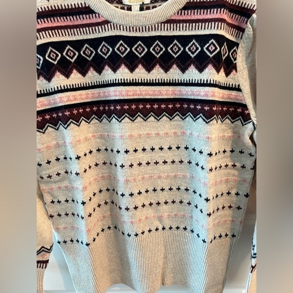 BARBOUR Birch Crew Neck Wool Blend Sweater NWT - Picture 2 of 15